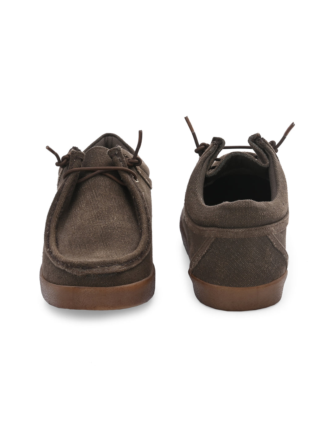 Men's Canvas Fancy Lace Up Casual Shoes