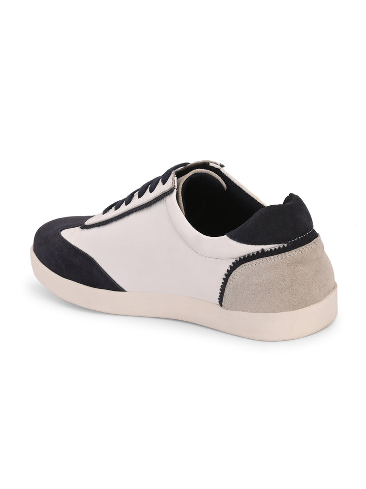 Men's Genuine Sheep/Suede Lace up Casual Sneaker Shoe