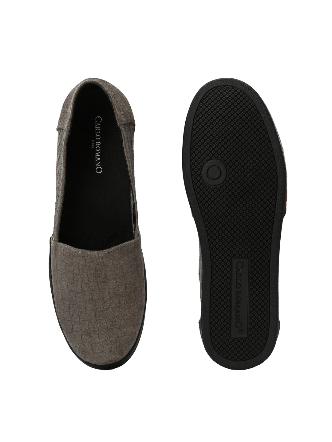 CARLO ROMANO SUDE LEATHER MATT PRINTED MOCCASIN MOJRI FOR MEN