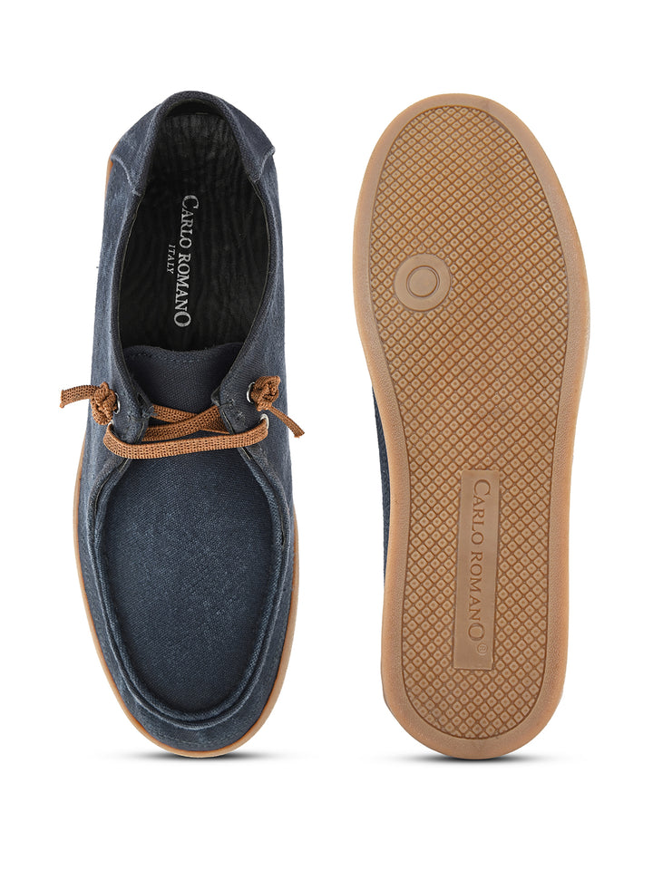 CARLO ROMANO BY WASAN DENIM BLUE SNEAKERS SHOE FOR MEN