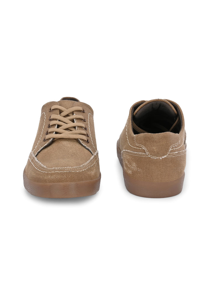 CARLO ROMANO BEIGE COLOR CASUAL SNEAKER SHOES FOR MEN