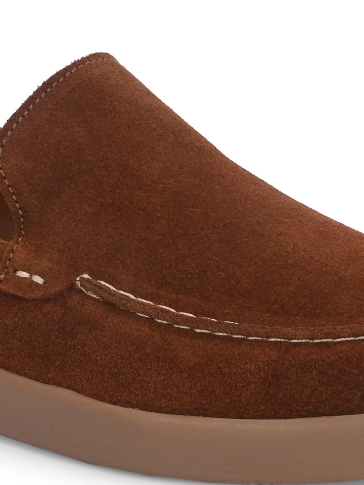 CARLO ROMANO BEIGE COLOR SUEDE LEATHER STYLISH SHOES FOR MEN