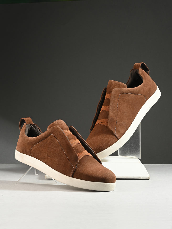 CARLO ROMANO BY WASAN  SUEDE LEATHER SNEAKER FOR MEN