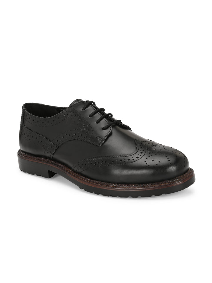 CARLO ROMANO BY WASAN SHOE GENUINE LAETHER LACE UP BROGUE FORMAL SHOE FOR MEN