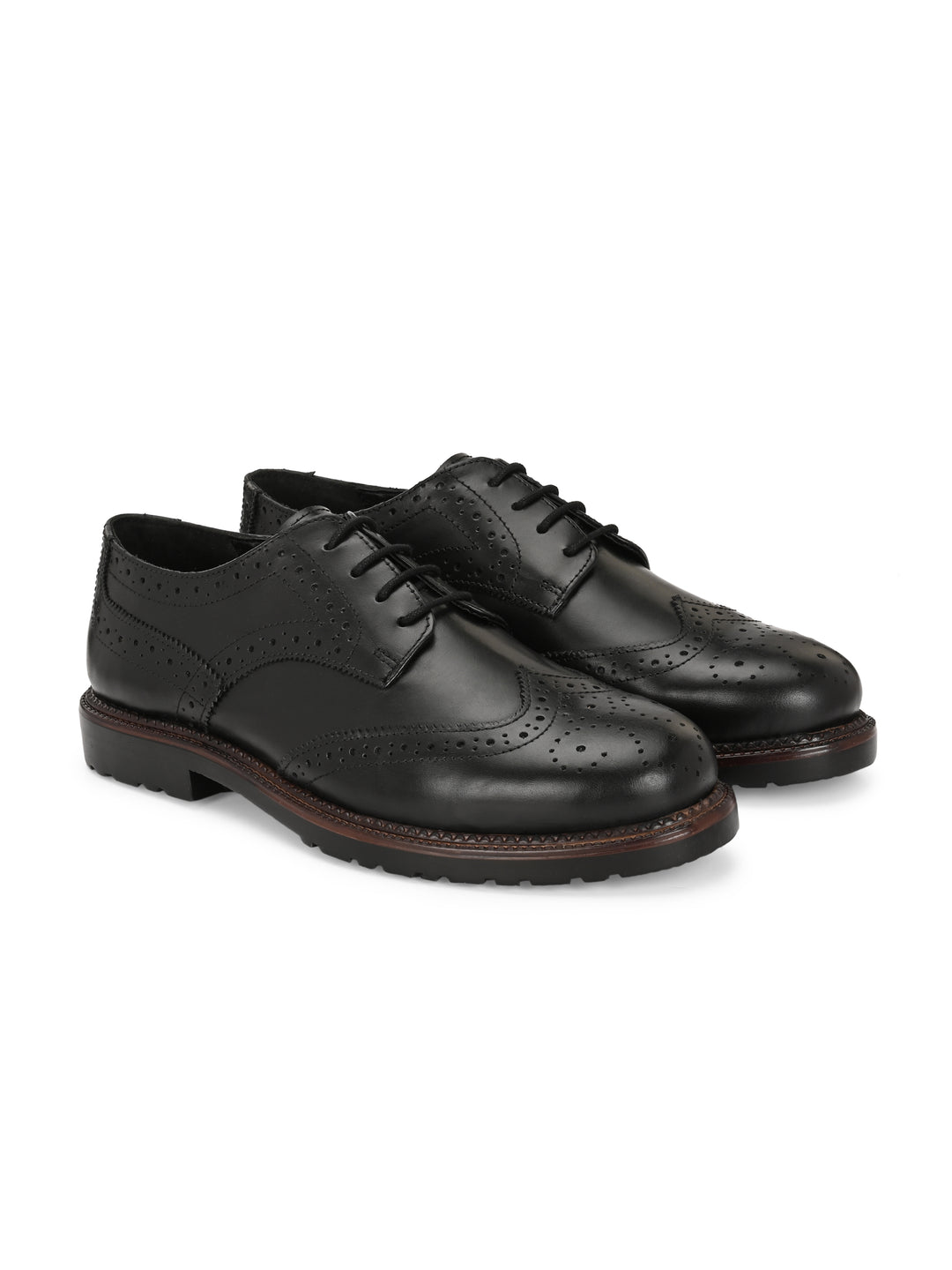 CARLO ROMANO BY WASAN SHOE GENUINE LAETHER LACE UP BROGUE FORMAL SHOE FOR MEN
