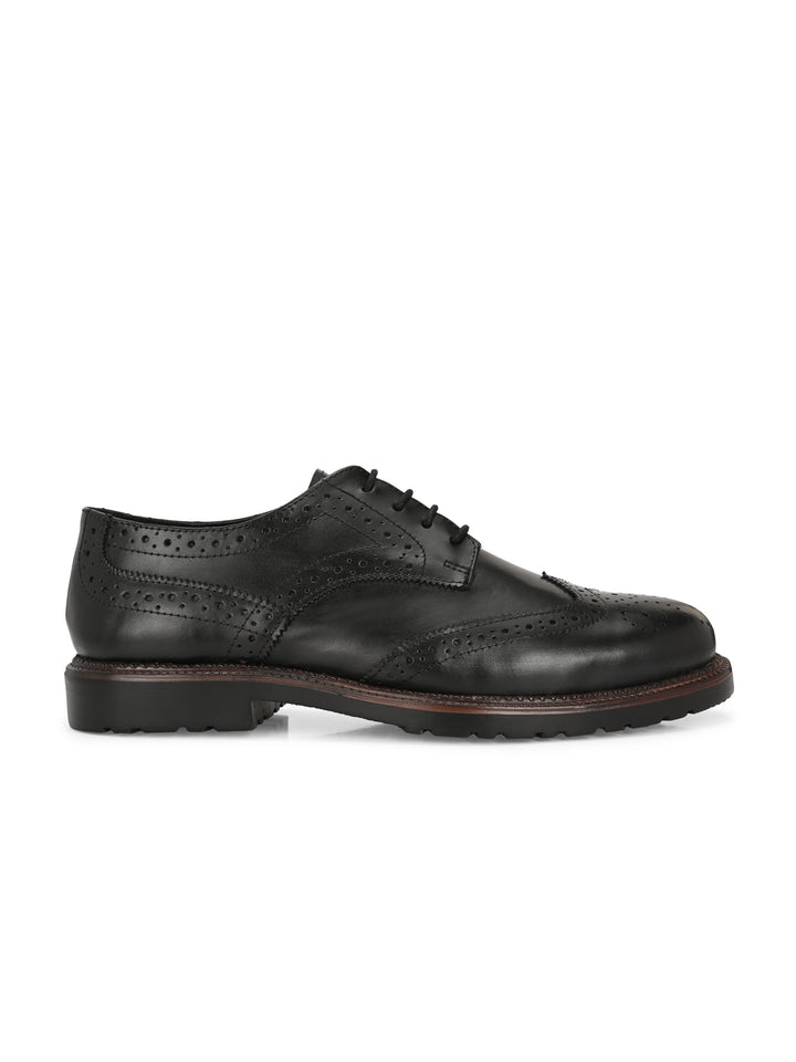 CARLO ROMANO BY WASAN SHOE GENUINE LAETHER LACE UP BROGUE FORMAL SHOE FOR MEN