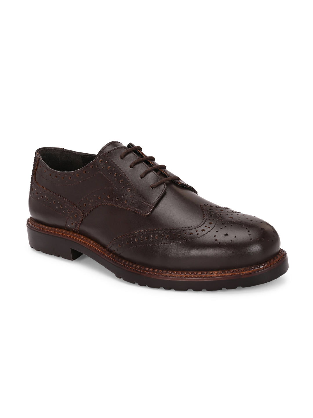 CARLO ROMANO BY WASAN SHOE GENUINE LAETHER LACE UP BROGUE FORMAL SHOE FOR MEN