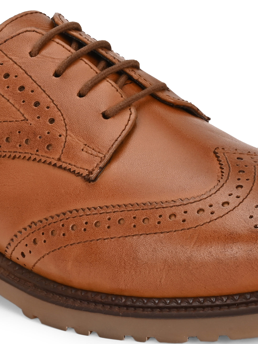 CARLO ROMANO BY WASAN SHOE GENUINE LAETHER LACE UP BROGUE FORMAL SHOE FOR MEN