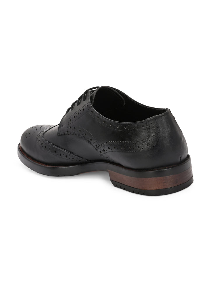 CARLO ROMANO GENUINE LAETHER LACE UP BROGUE FORMAL SHOE FOR MEN