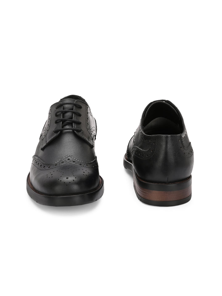 CARLO ROMANO GENUINE LAETHER LACE UP BROGUE FORMAL SHOE FOR MEN