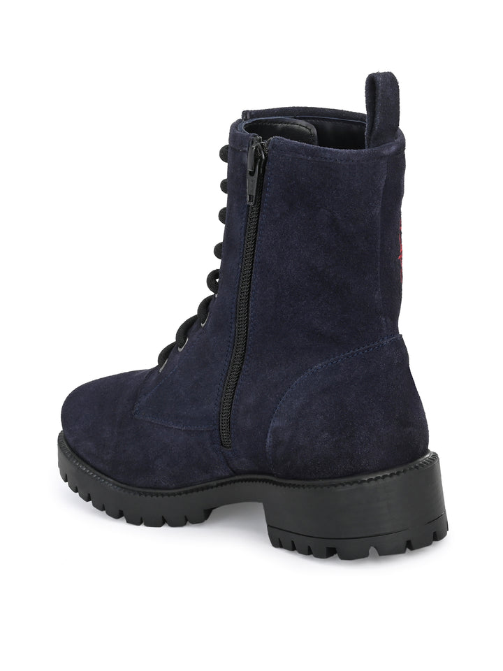 Dona Nova By Carlo Romano Women's Genuine Suede Leather Ankle Boot