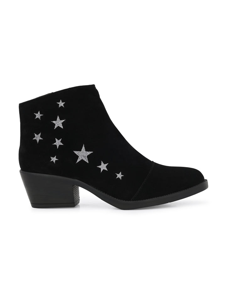 WOMEN'S STAR PRINTED ANKLE BOOT