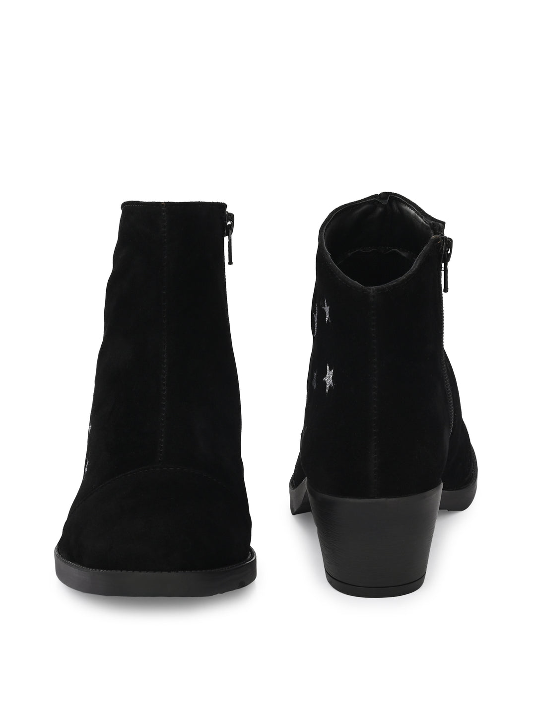 WOMEN'S STAR PRINTED ANKLE BOOT