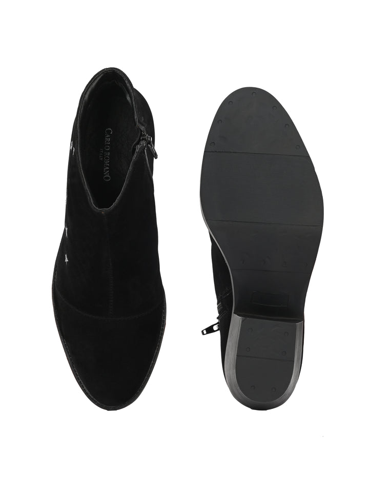 WOMEN'S STAR PRINTED ANKLE BOOT