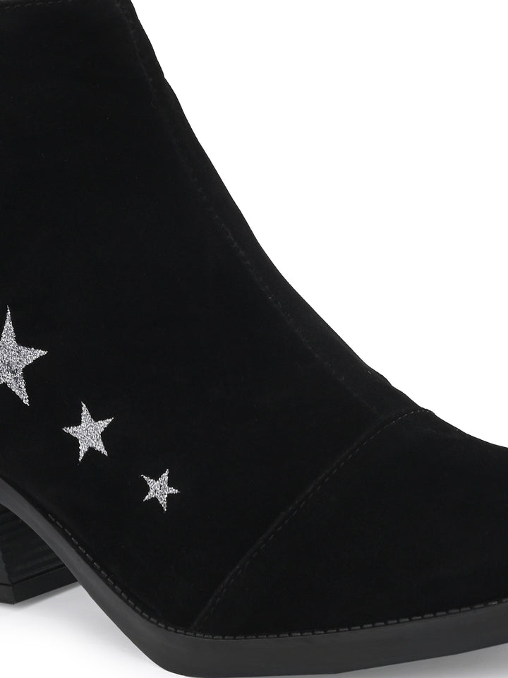 WOMEN'S STAR PRINTED ANKLE BOOT