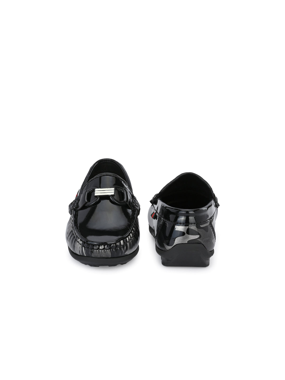 CARLO ROMANO BY WASAN SHOES VEGAN LEATHER PATENT MOCCASSIN KIDS