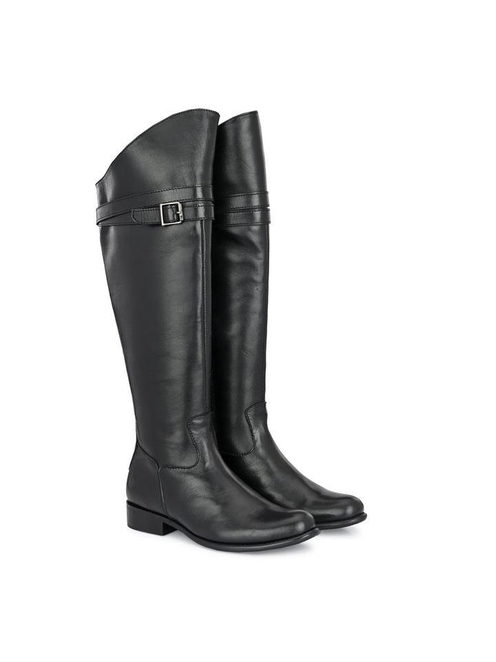 WOMEN'S GENUINE LEATHER KNEE LENGHT BOOT