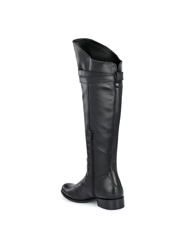 WOMEN'S GENUINE LEATHER KNEE LENGHT BOOT
