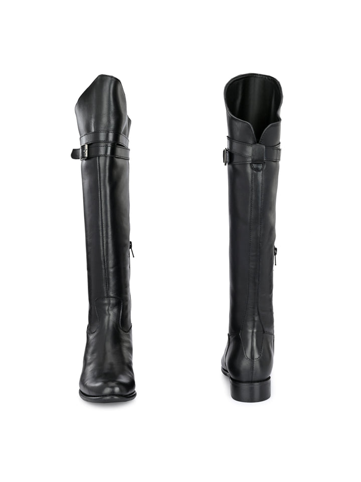 WOMEN'S GENUINE LEATHER KNEE LENGHT BOOT