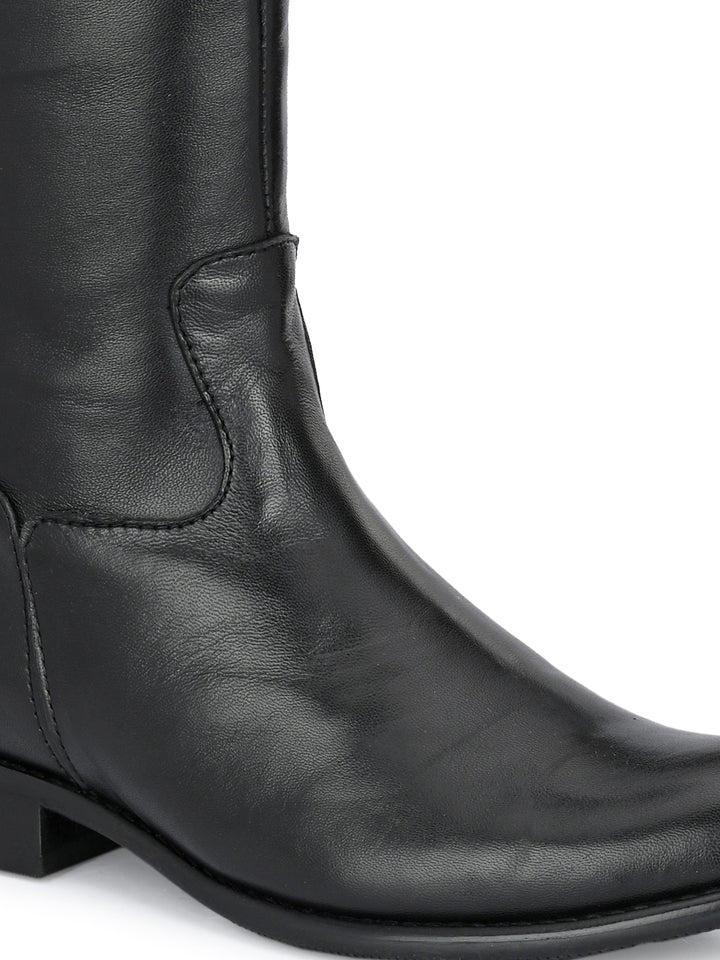 WOMEN'S GENUINE LEATHER KNEE LENGHT BOOT