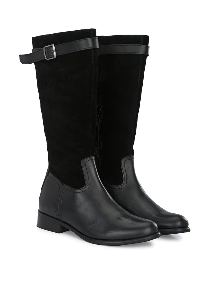 Dona Nova By Carlo Romano Women's Genuine Nappa / Suede Leather Long Boot