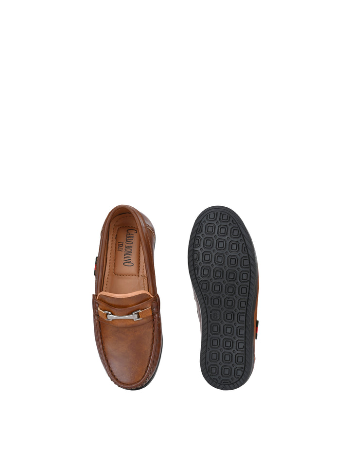 CARLO ROMANO BY WASAN SHOES VEGAN LEATHER MOCCASSIN KIDS