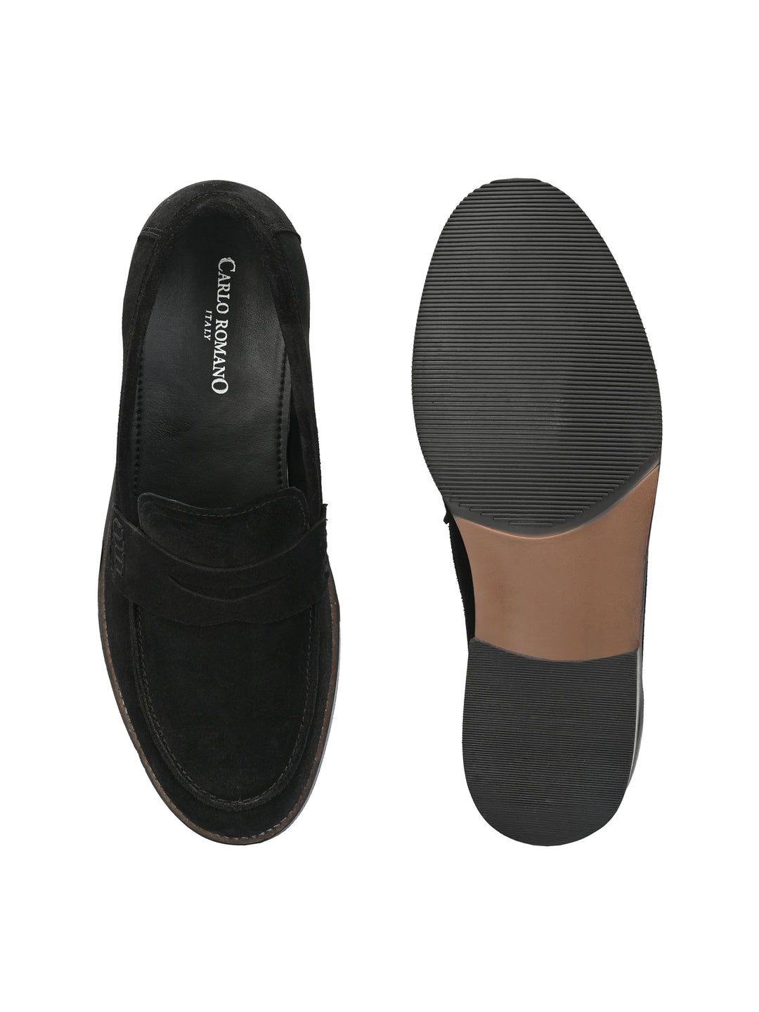 CARLO ROMANO BY WASAN SHOE MEN'S GENUINE SUEDE LEATHER MOCCASIN