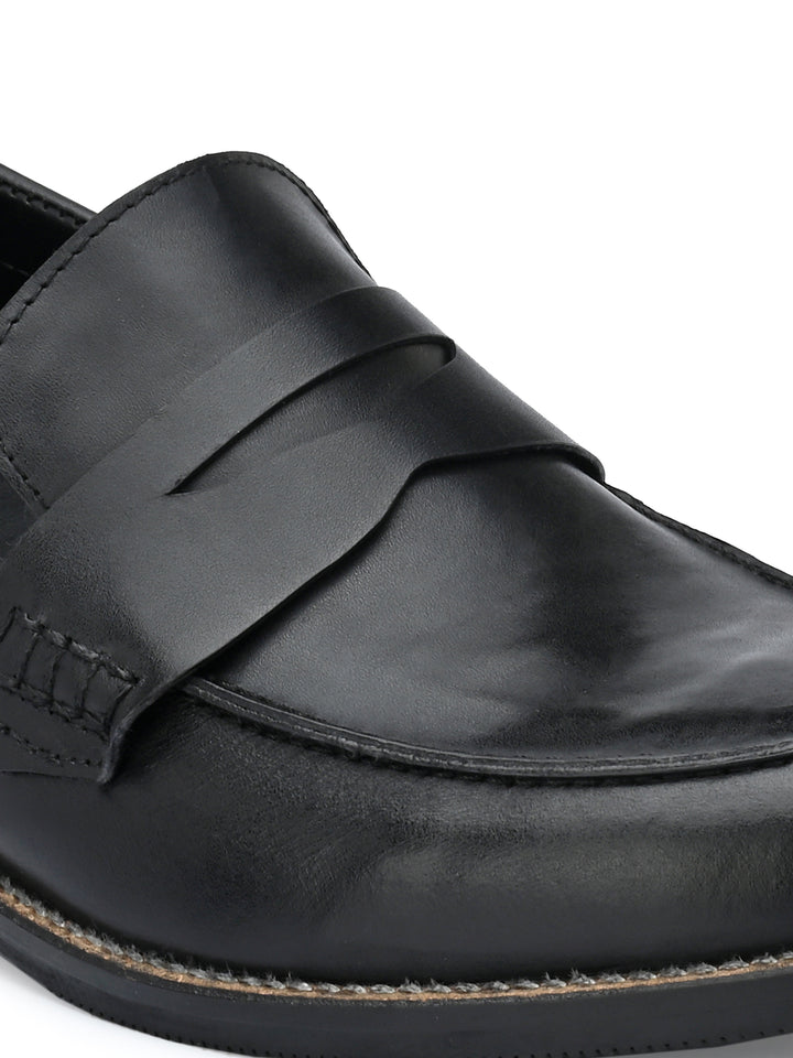 CARLO ROMANO BY WASAN SHOE MEN'S GENUINE BURNISH LEATHER MOCCASIN