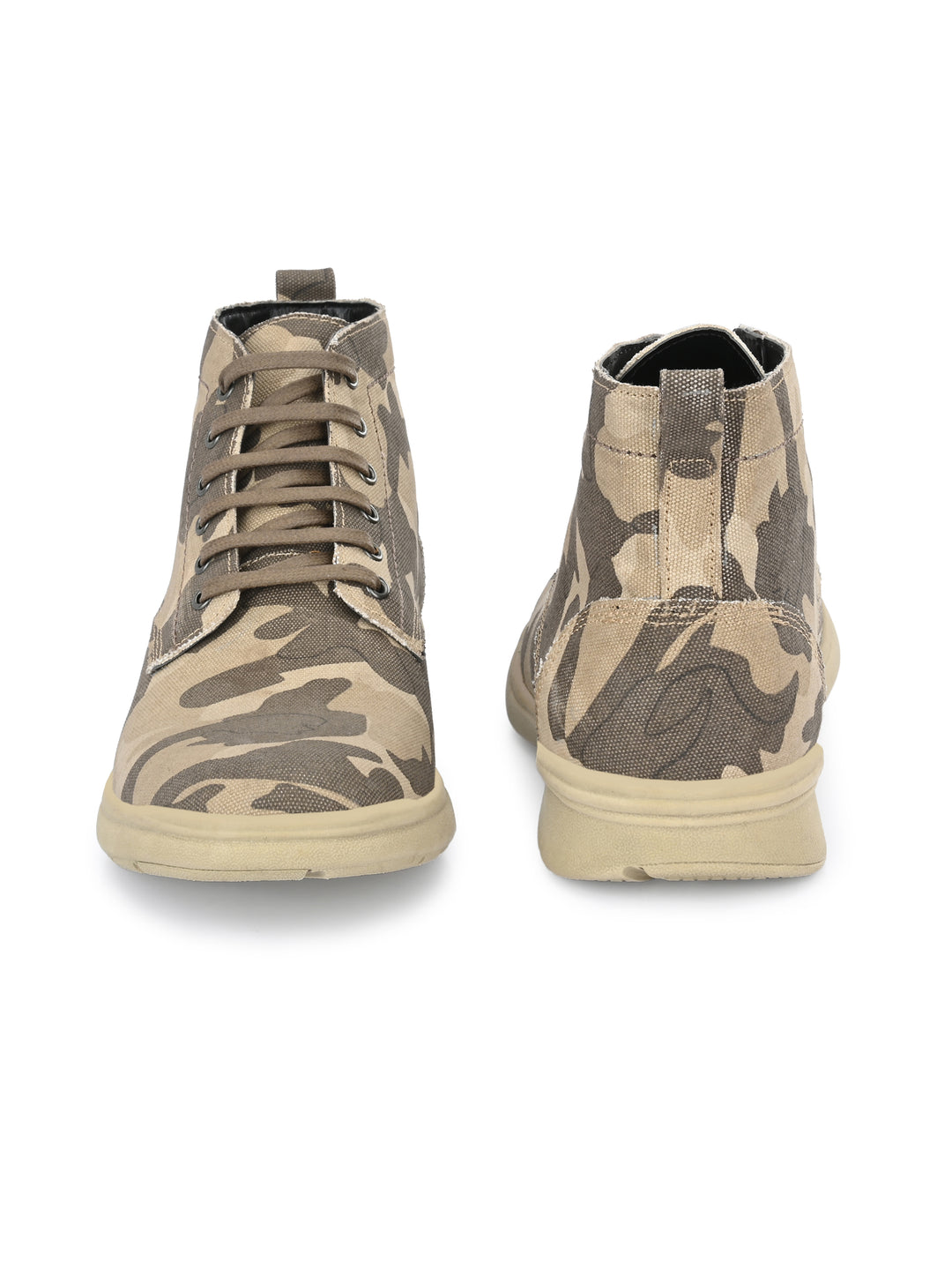 CARLO ROMANO BY WASAN SHOE MEN'S CANVAS LACE UP ANKLE BOOT