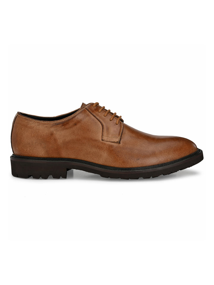 Men's Burnish Leather Lace up Formal Shoe