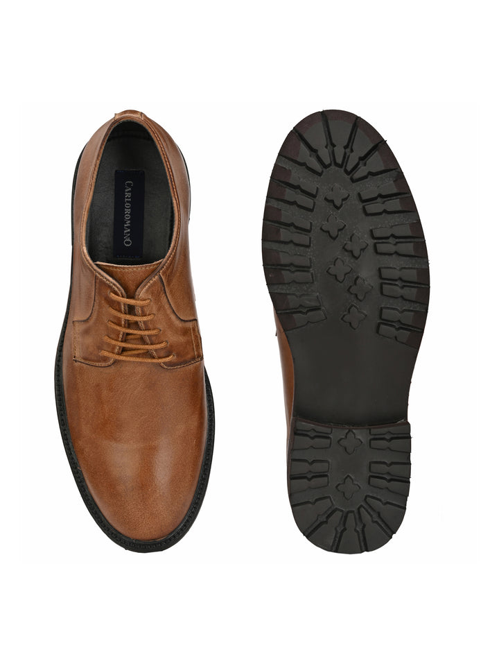 Men's Burnish Leather Lace up Formal Shoe