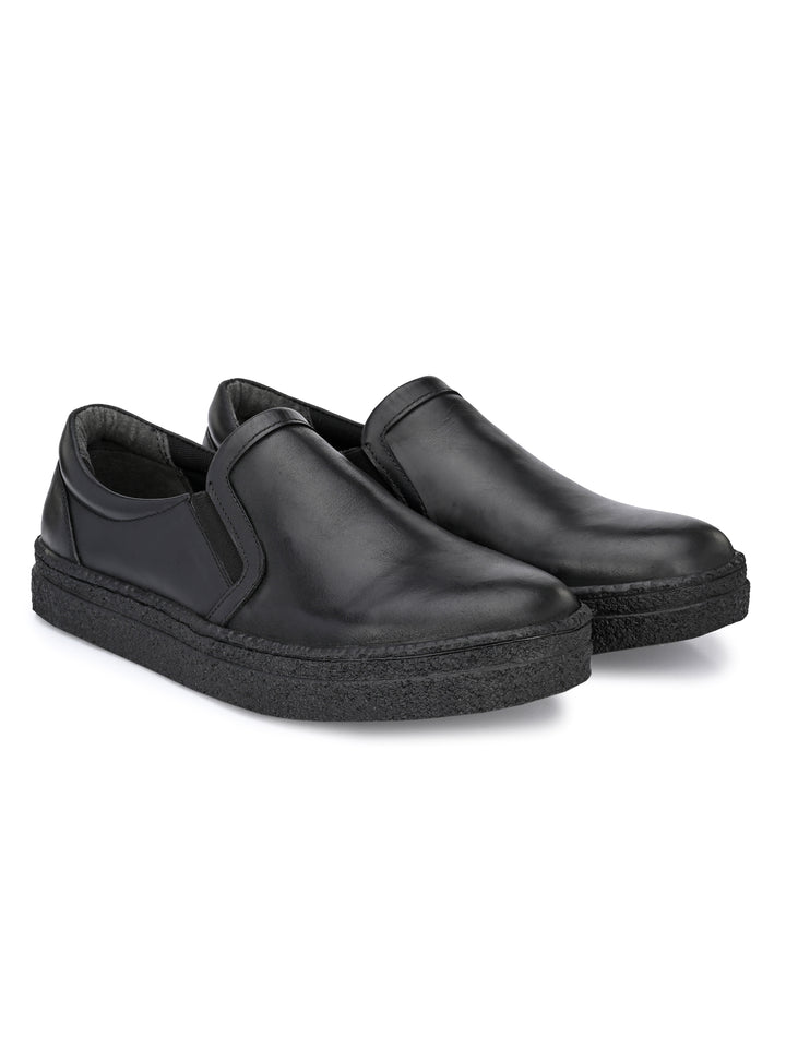 Men's Genuine Leather Slip On Casual Shoe