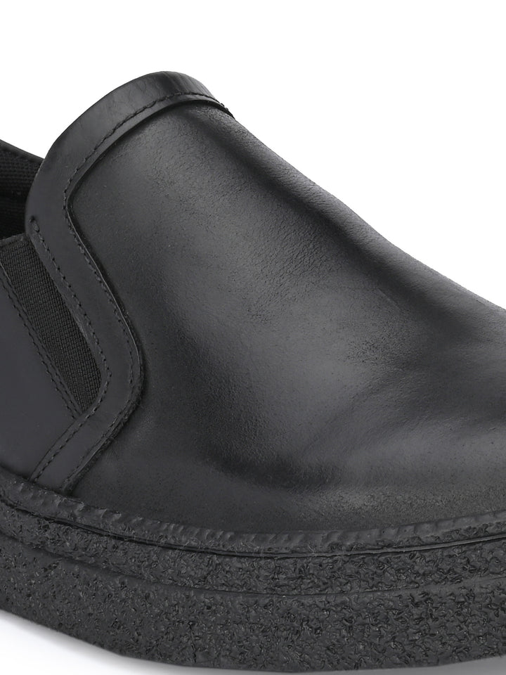 Men's Genuine Leather Slip On Casual Shoe