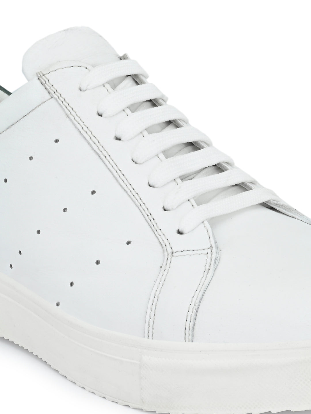 Men's Genuine Leather Lace up Casual Sneaker Shoe