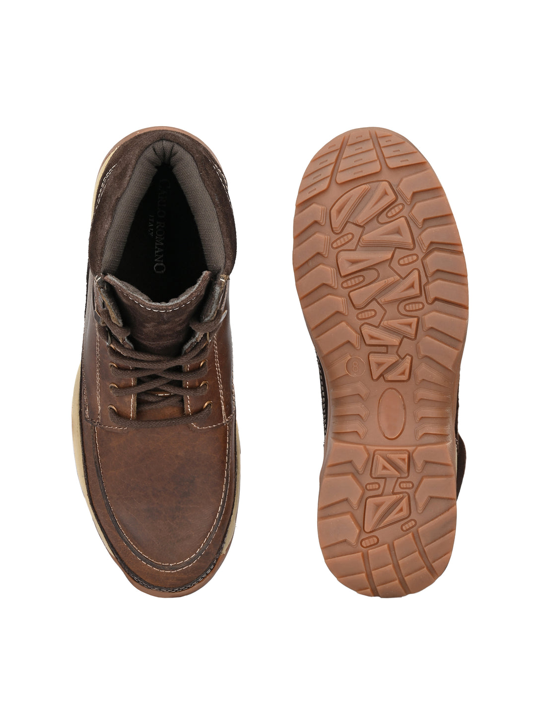 Men's Genuine Leather Lace Up Ankle Boot