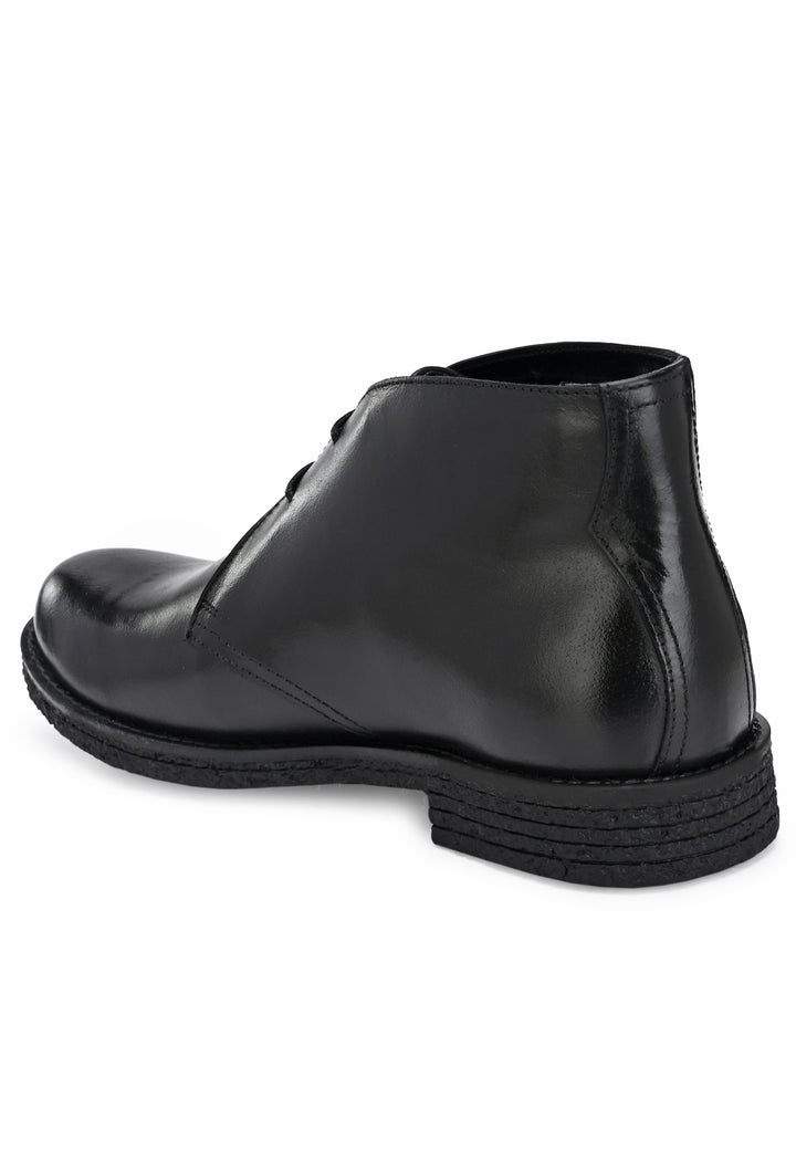 Men's Burnish Leather Lace up Ankel Boot