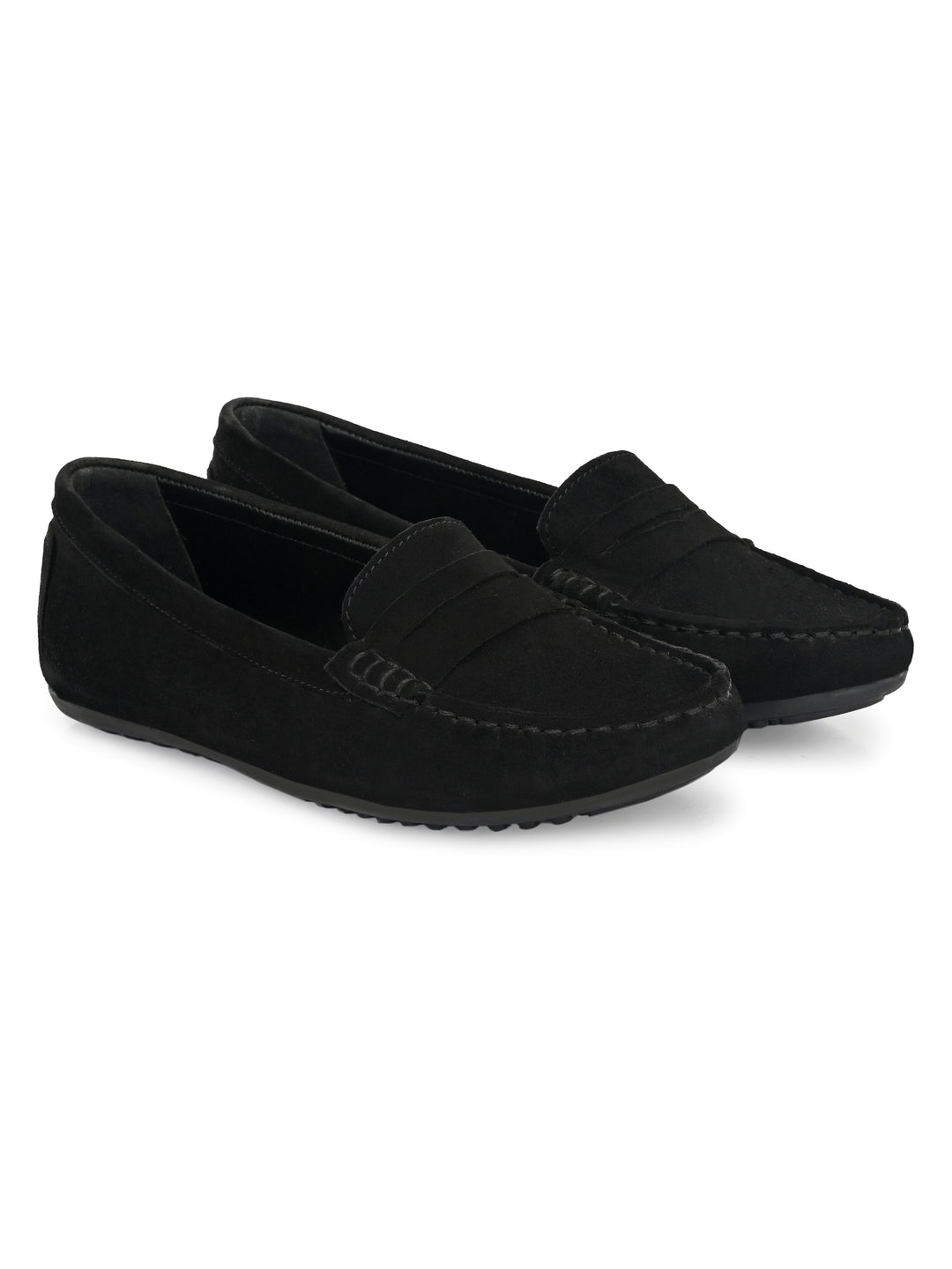 Women's Genuine Leather Slip on Casual Loafer