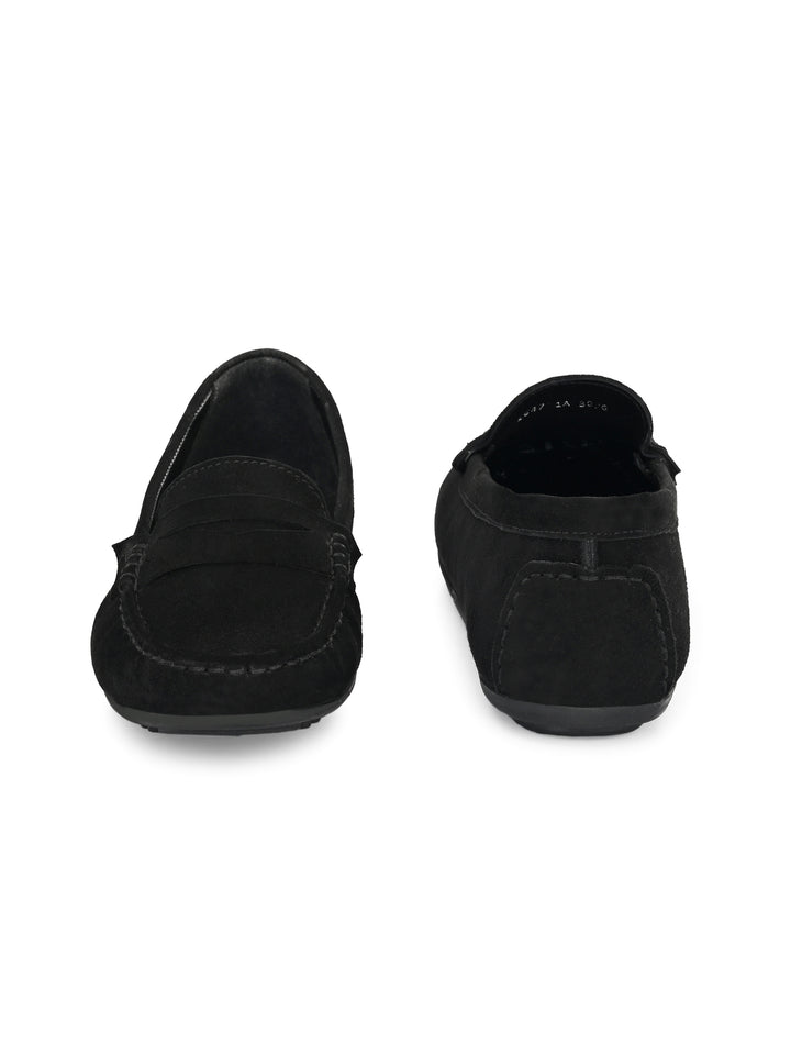 Women's Genuine Leather Slip on Casual Loafer