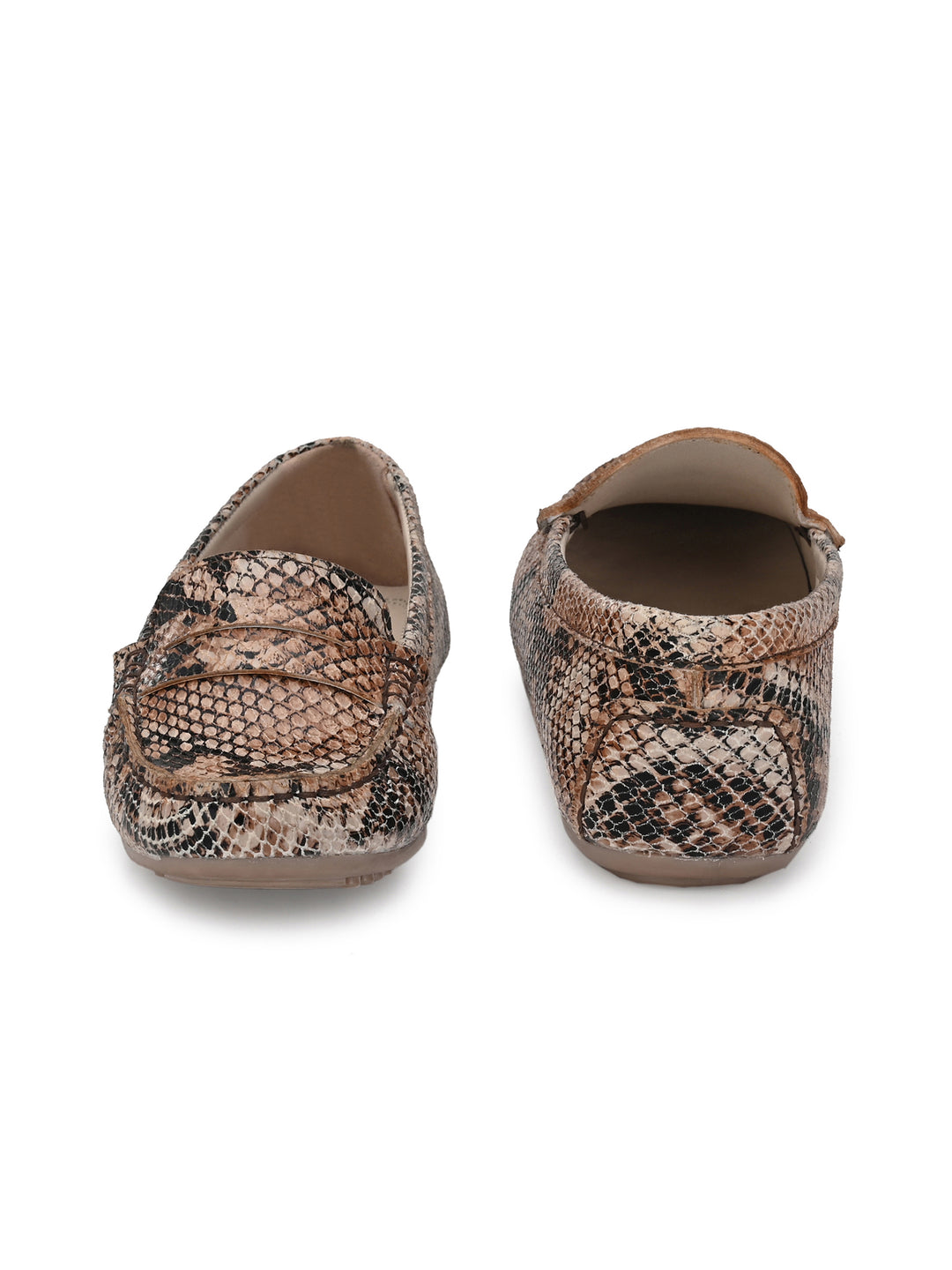 Women's Goat Leather Slip on Casual Loafer