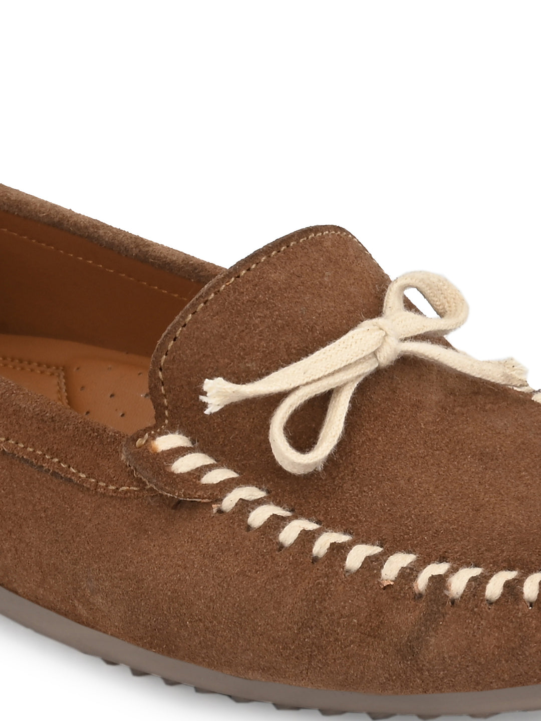 Women's Genuine Suede Leather Slip on Casual Loafer