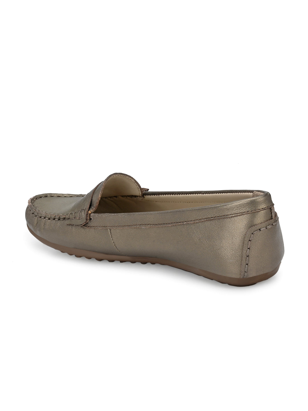 Women's Sheep Leather Slip on Casual Loafer