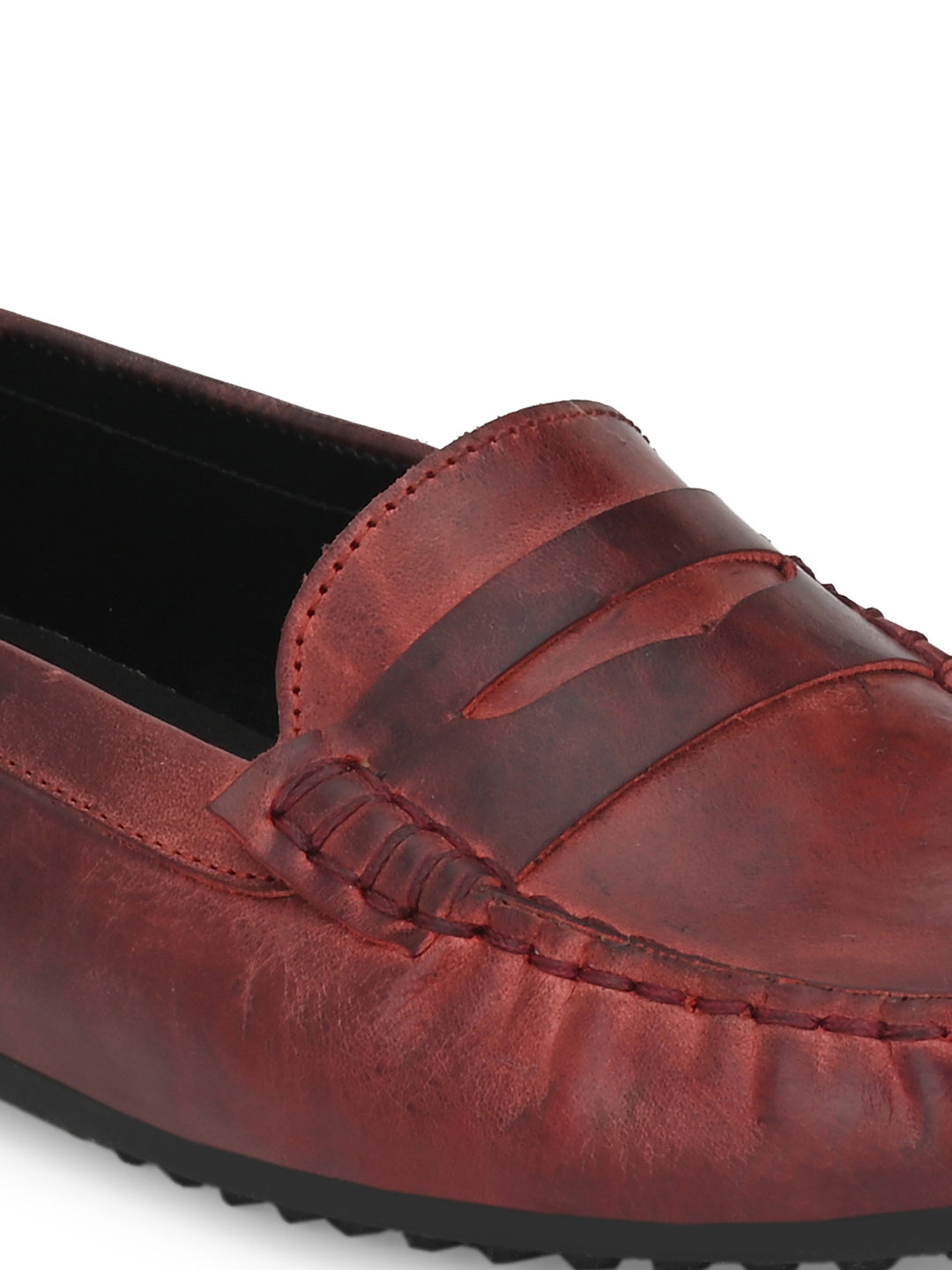 Women's Sheep Leather Slip on Casual Loafer