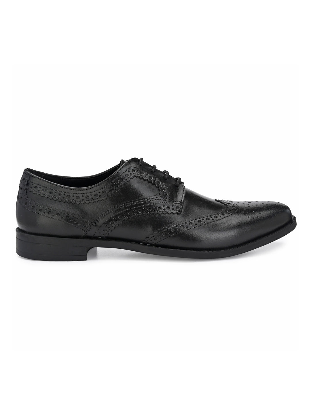 Men's Burnish Leather Lace up Formal Brogue Shoe