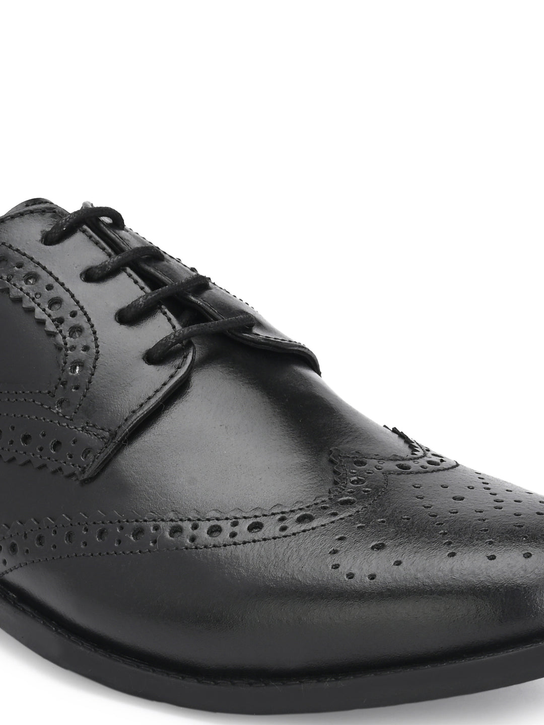 Men's Burnish Leather Lace up Formal Brogue Shoe