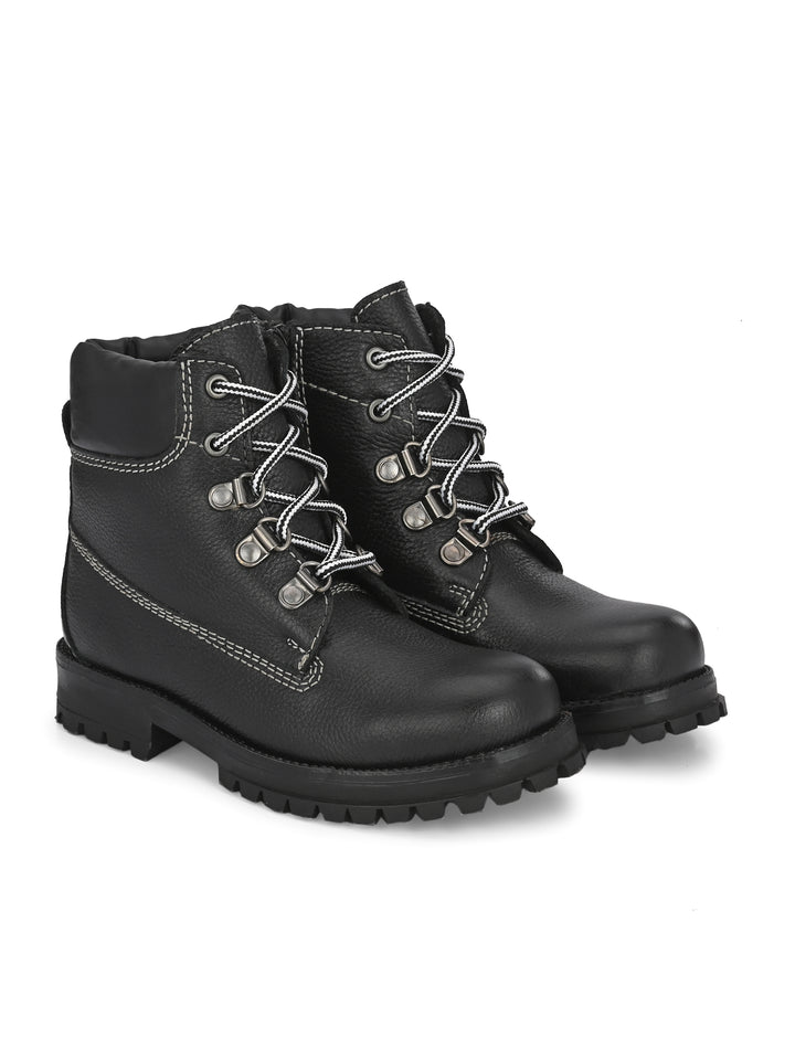 CARLO ROMANO by Wasan Shoes Boys/Girls Genuine Milled Leather Boot