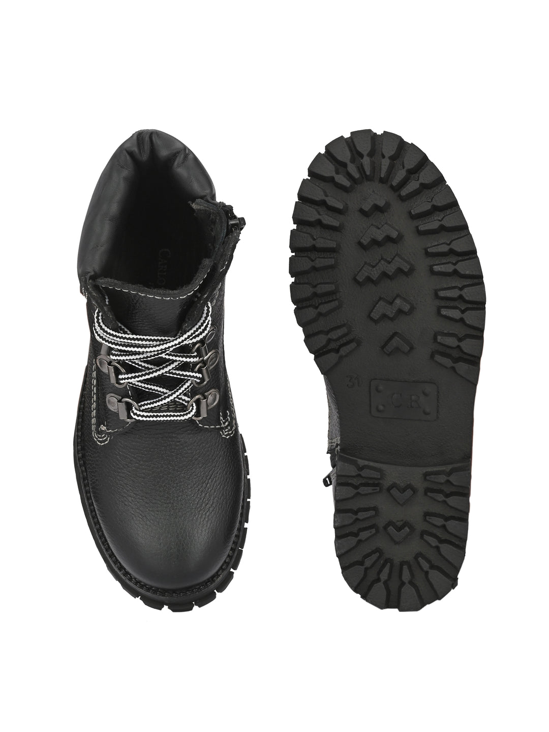 CARLO ROMANO by Wasan Shoes Boys/Girls Genuine Milled Leather Boot