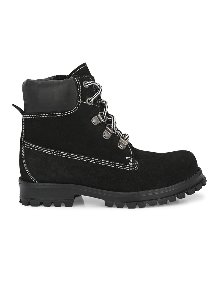 CARLO ROMANO by Wasan Shoes Boys/Girls Genuine Suede Leather Boot