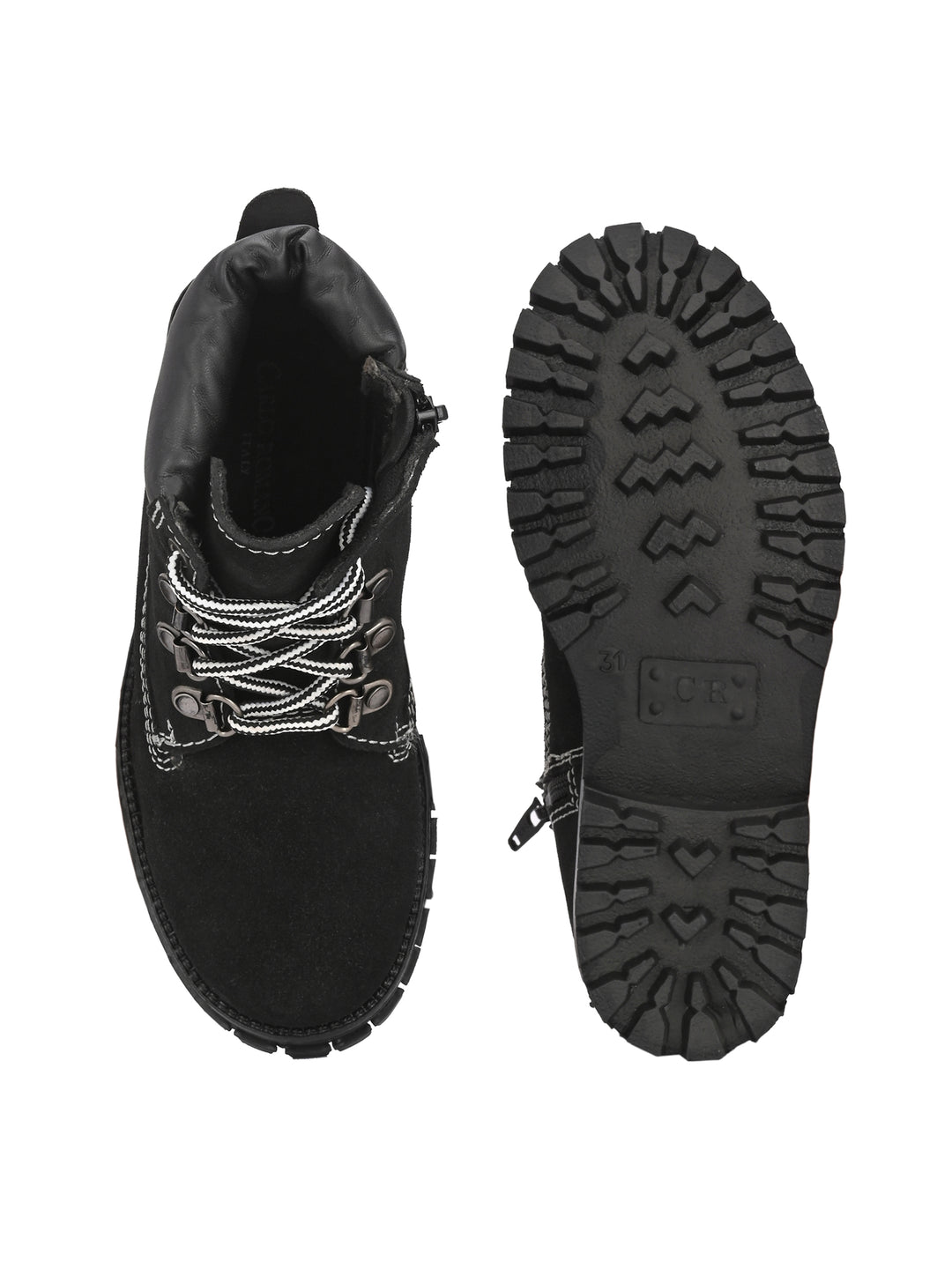 CARLO ROMANO by Wasan Shoes Boys/Girls Genuine Suede Leather Boot