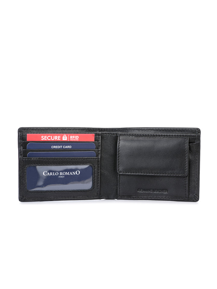 CARLO ROMANO BY WASAN SHOES GENUINE LEATHER / RFID SECURE WALLET