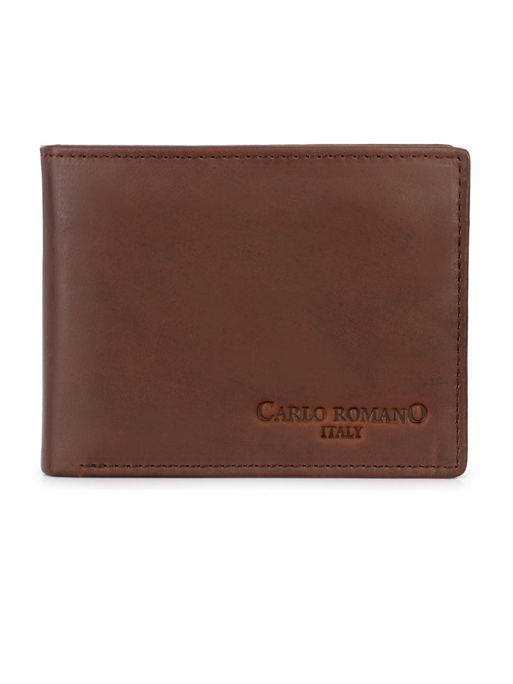 CARLO ROMANO BY WASAN SHOES GENUINE LEATHER / RFID SECURE WALLET